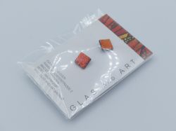 Picture of Ohrstecker - Kollektion "Mosaik" - rot